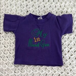 Purple Kids Mardi Gras T-Shirt
